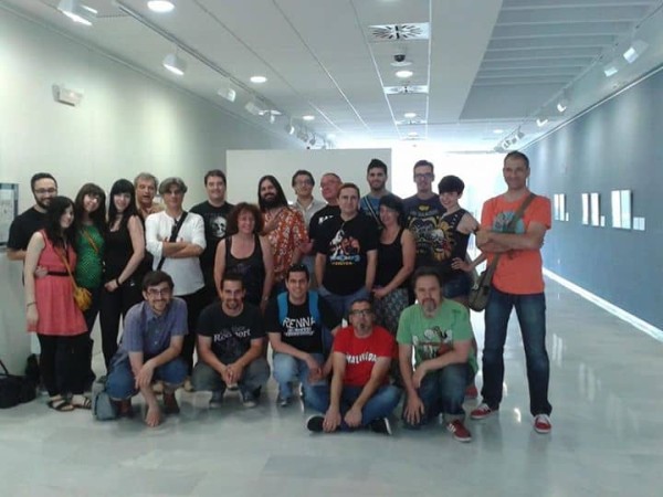 Los autores de las jornadas de cómic de Barbastro
