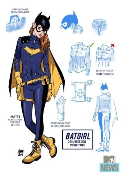 Rediseño del traje de Batgirl por Barb Tarr